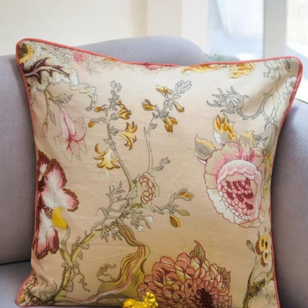Anokhi quilted cushion cover