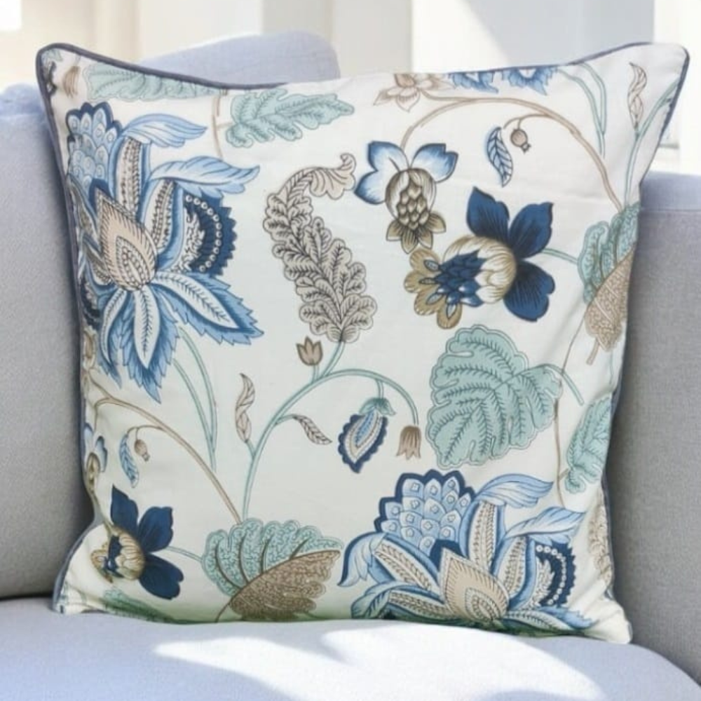 Anokhi quilted cushion cover