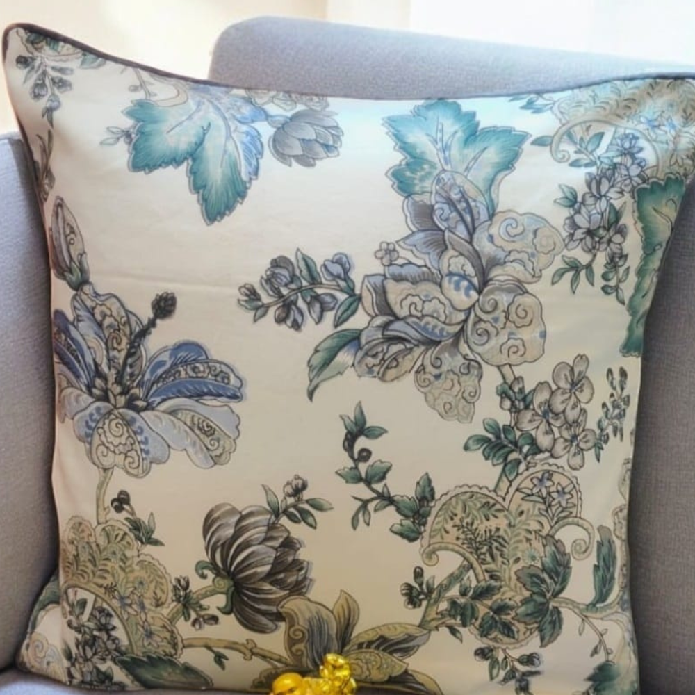 Anokhi quilted cushion cover