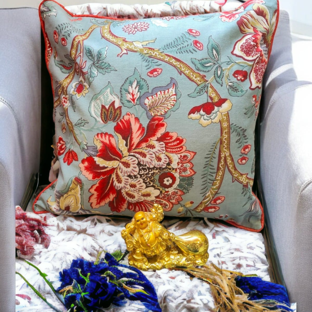 Anokhi quilted cushion cover