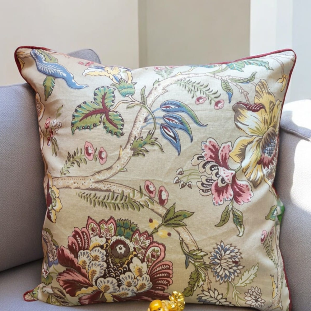 Anokhi quilted cushion cover