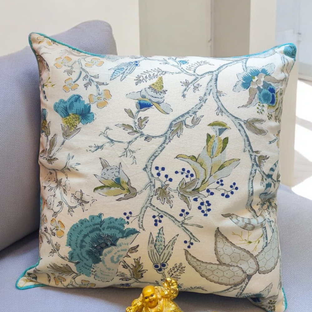 Anokhi quilted cushion cover