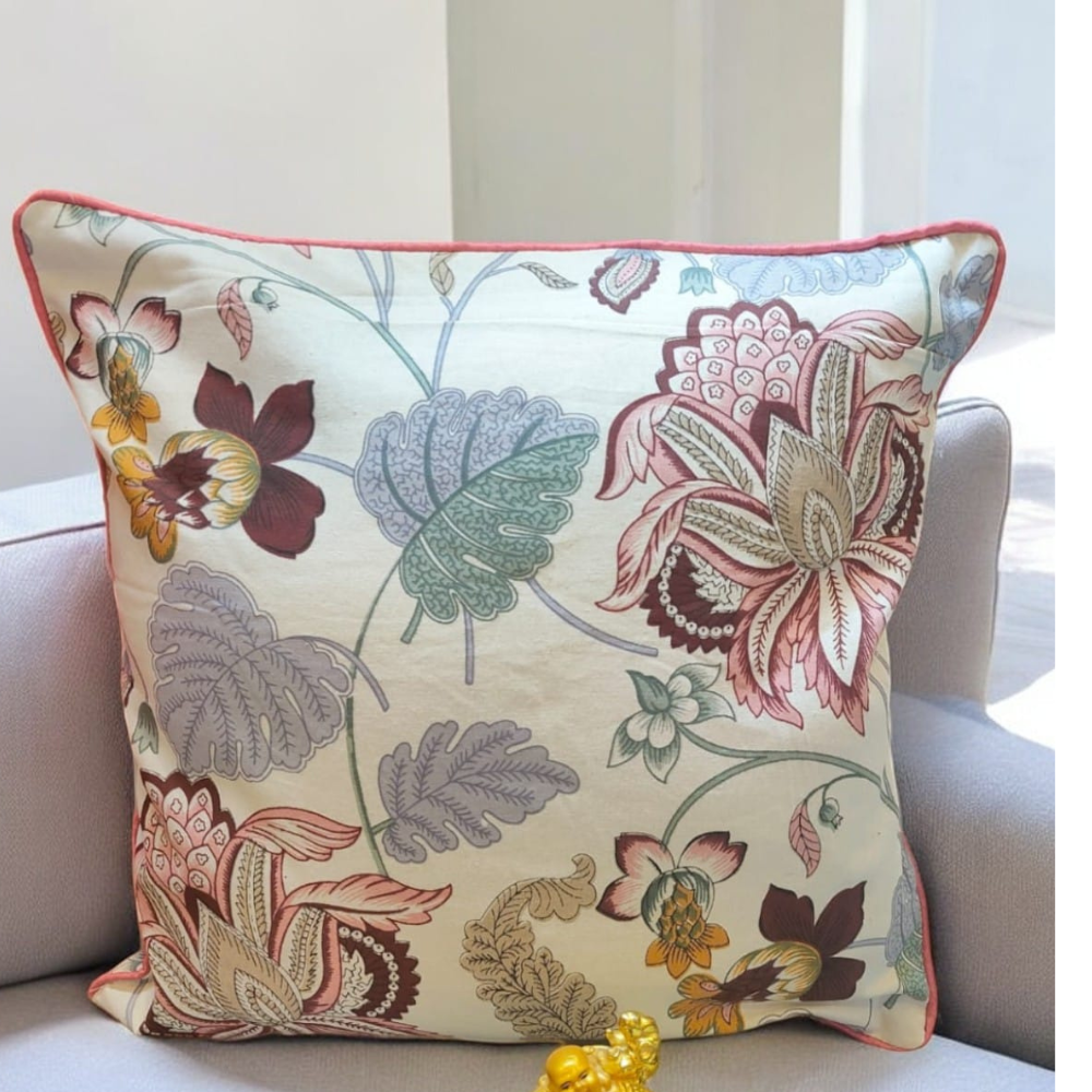 Anokhi quilted cushion cover