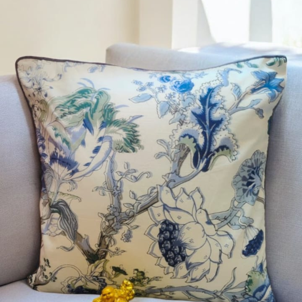 Anokhi quilted cushion cover