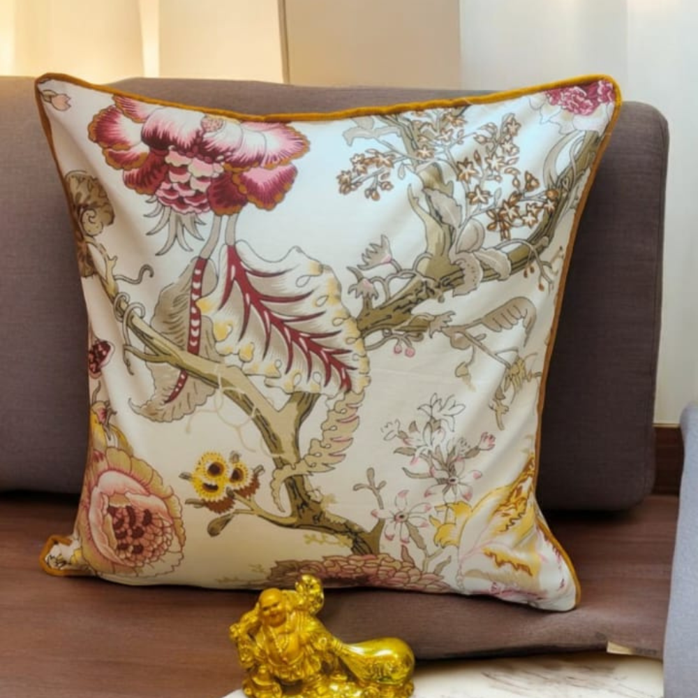 Anokhi quilted cushion cover