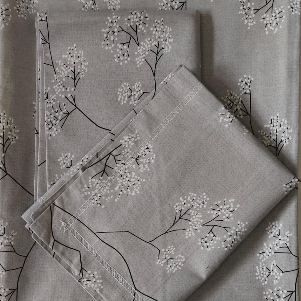 FLORAL LIGHT GREY