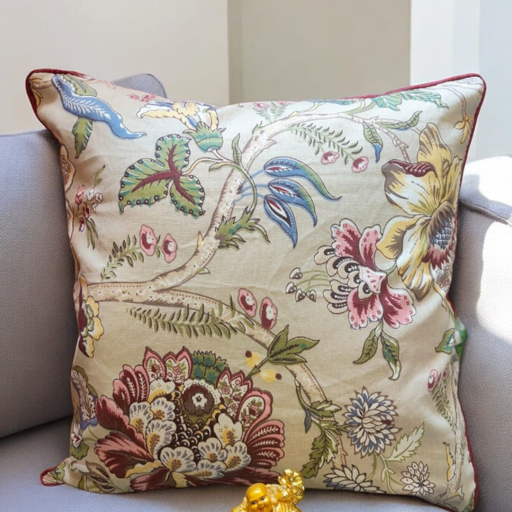 Anokhi quilted cushion cover
