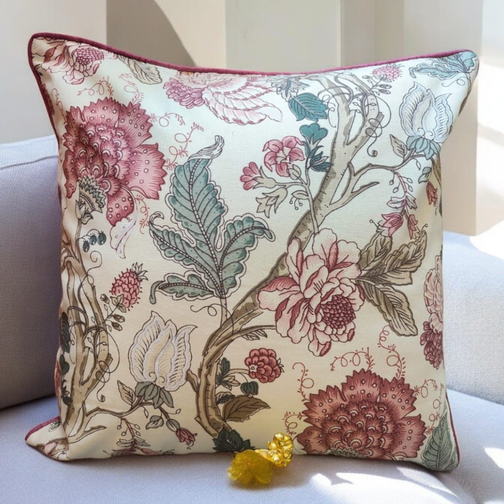 Anokhi quilted cushion cover