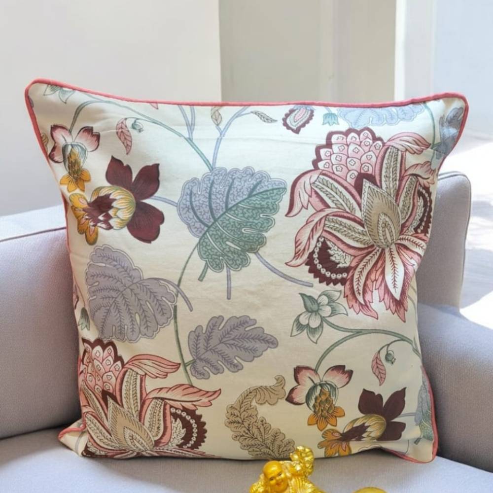 Anokhi quilted cushion cover