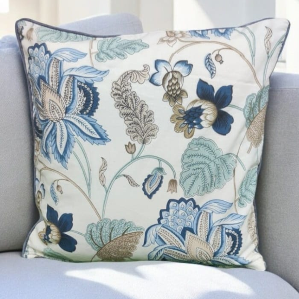 Anokhi plain cushion cover