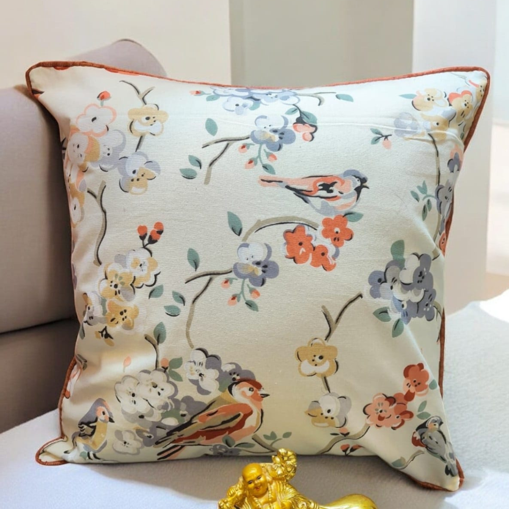 Anokhi quilted cushion cover