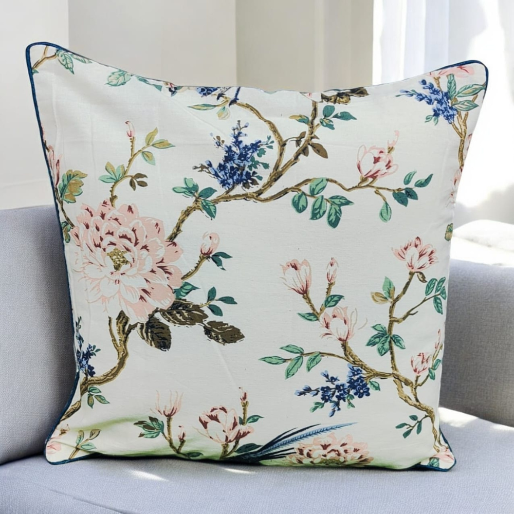 Anokhi plain cushion cover