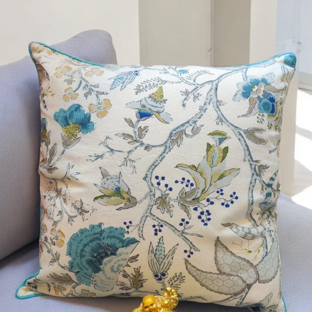 Anokhi plain cushion cover