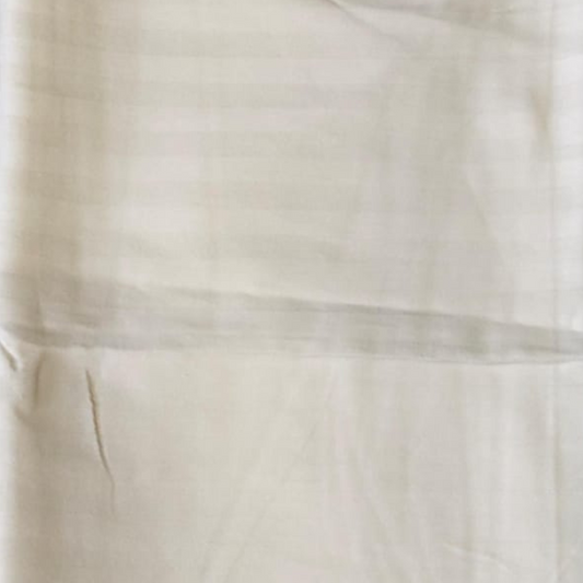 White plain Stripes Single