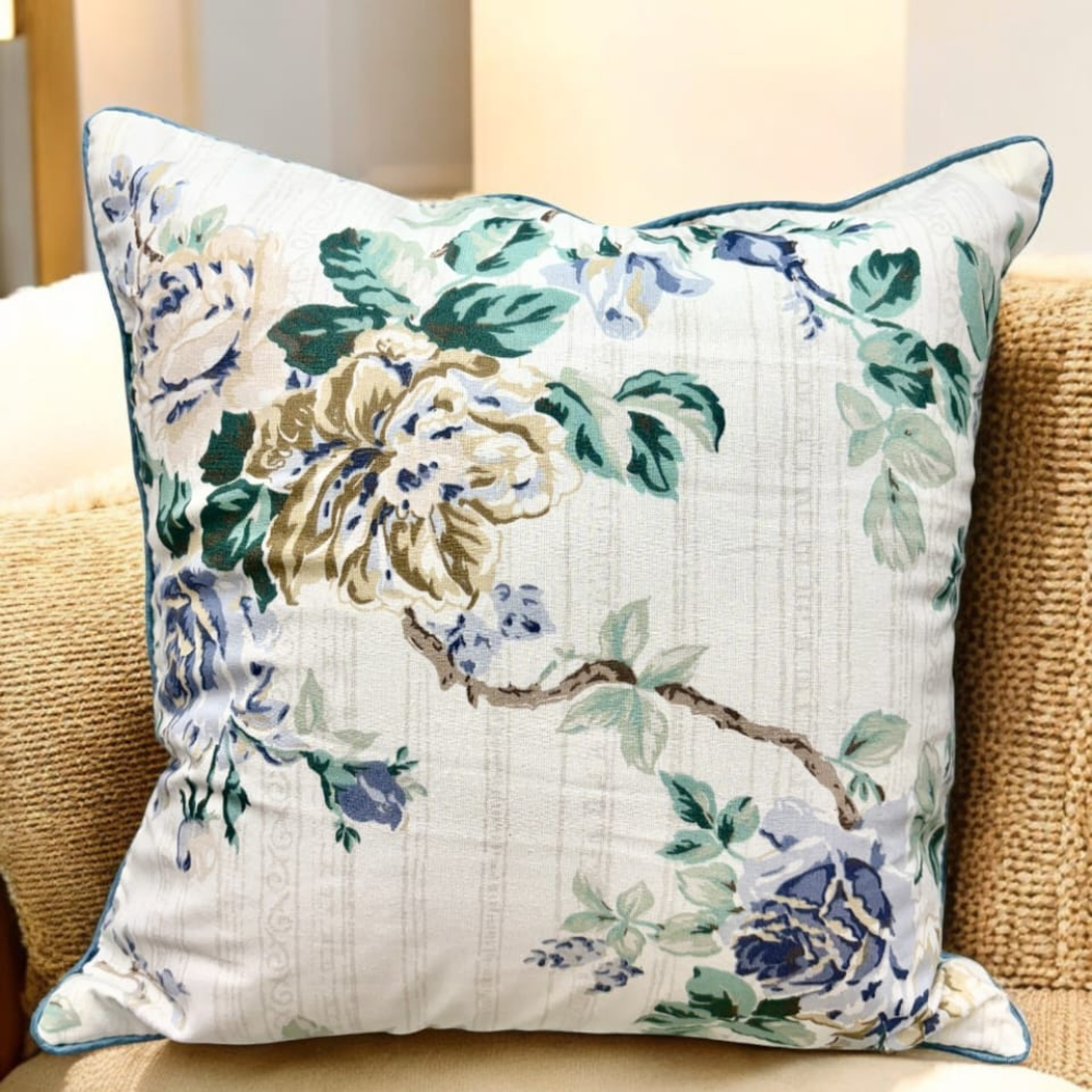 Anokhi plain cushion cover