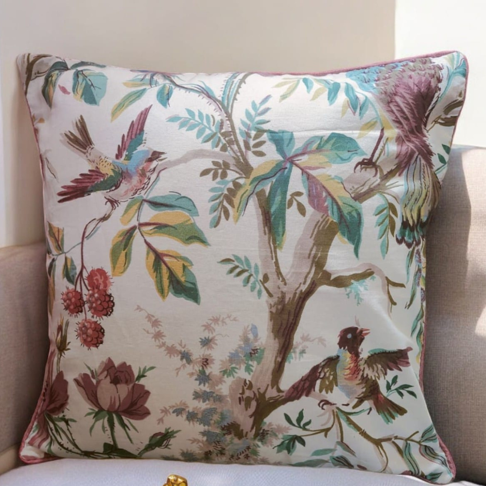 Anokhi plain cushion cover