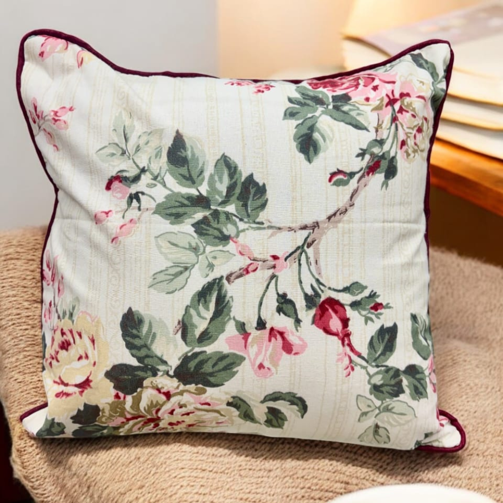 Anokhi plain cushion cover