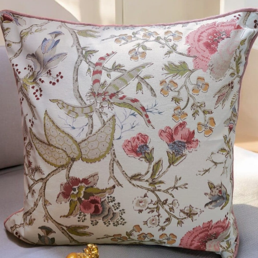 Anokhi quilted cushion cover