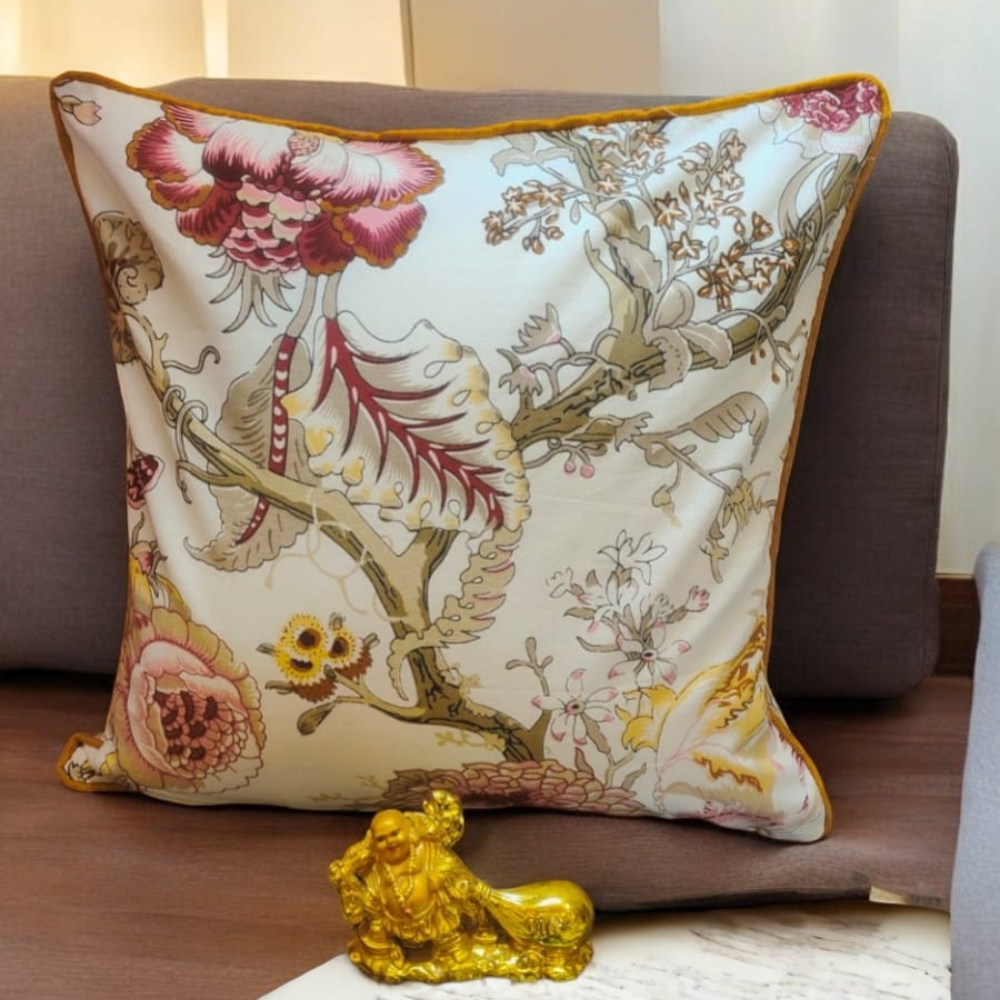 Anokhi plain cushion cover