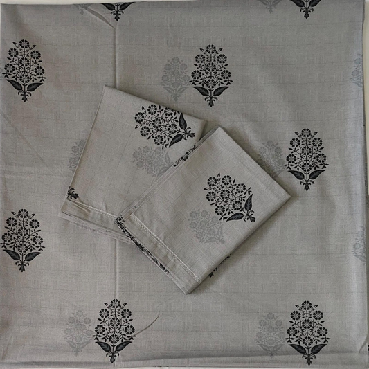FLORAL LIGHT GREY