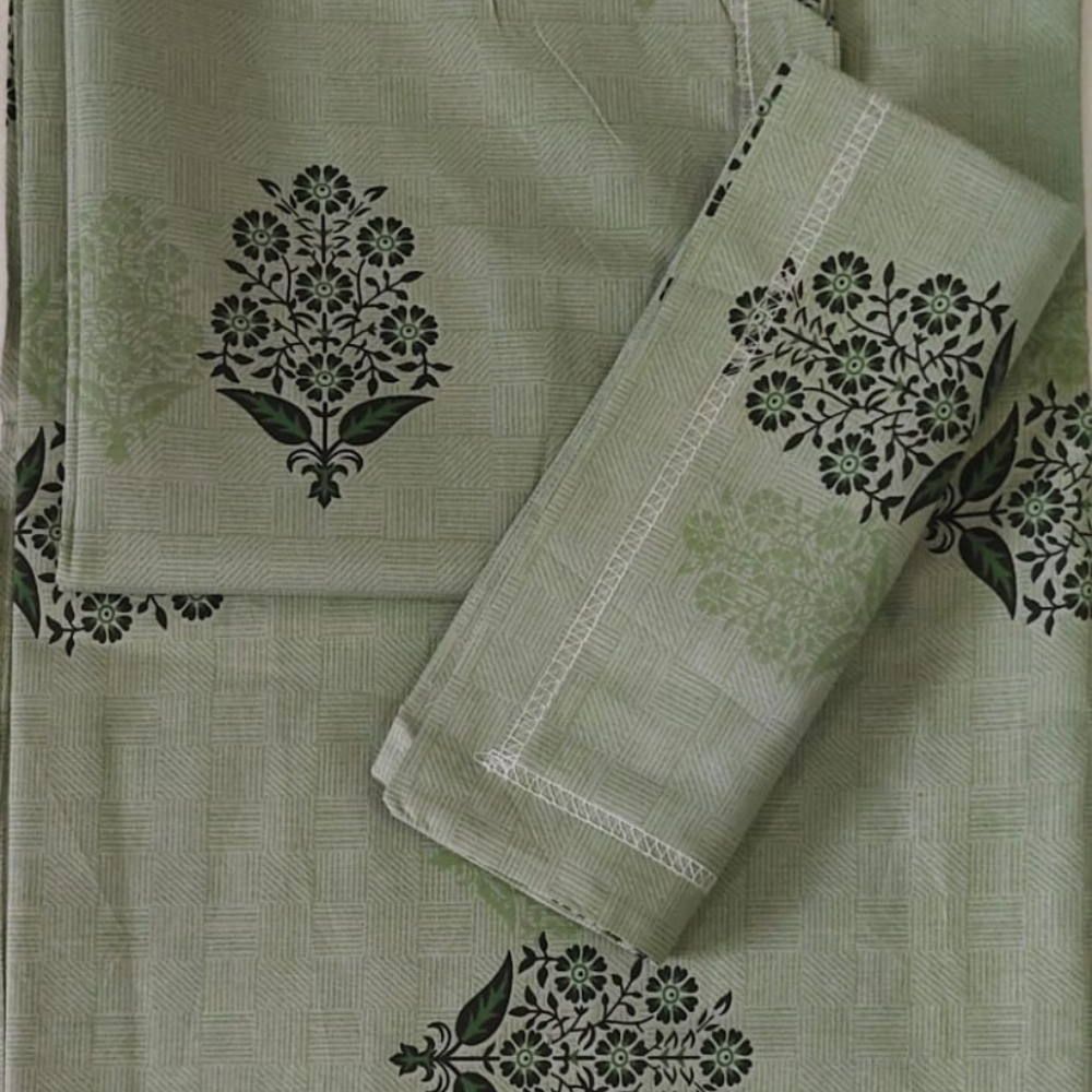 FLORAL LIGHT GREEN