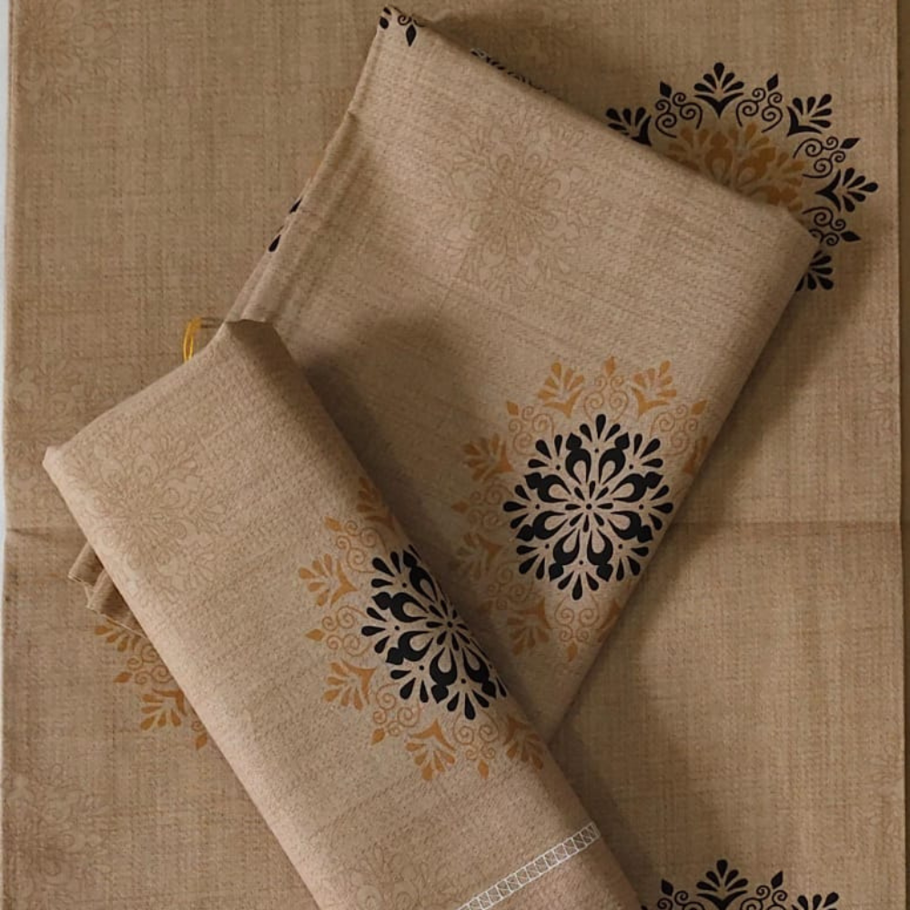 FLORAL DARK BROWN