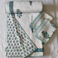 DOUBLE BEDCOVER MULMUL QUILTED